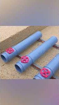 DIY Mini Tractor Builds Strong Concrete Bridge With 3 Large Drainage Pipes | Science Project