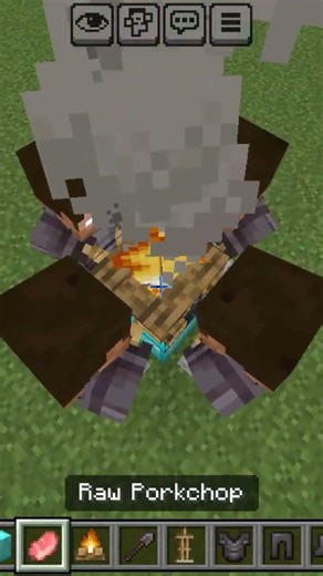 Minecraft bonfire new hack 🤯 #minecraft #gaming #shorts