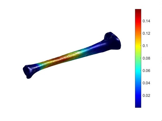 matlab矢量化编程之模拟骨头的断裂，相场有限元，三维模型算个十来万网格压力不大哦