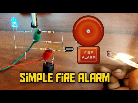Simple Long Range Fire Alarm | BC547 Transistor | Photo Diode