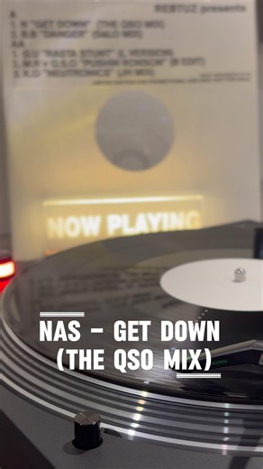 Nas - Get Down / (The QSO Mix) | 12" Vinyl
