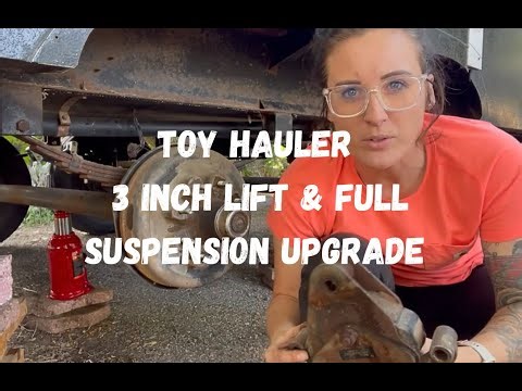 Toy Hauler Lift & Full Suspension Upgrade on My 35ft Toy Hauler | Part 1