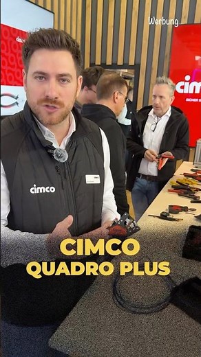 🔧⚙️ Cooles Werkzeug am Cimco-Stand – das Quadro Plus. Abisolieren, Verdrillen, Aufkrimpen