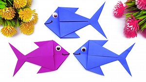 10K views · 169 reactions | How to make a origami paper fish | Origami fish making tutorial #PaperFish #OrigamiFish #EasyCraft | Mr. Creator | Facebook