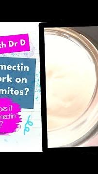 Does ivermectin cream work on Demodex mites? How quickly does ivermectin work? #shortsyoutube