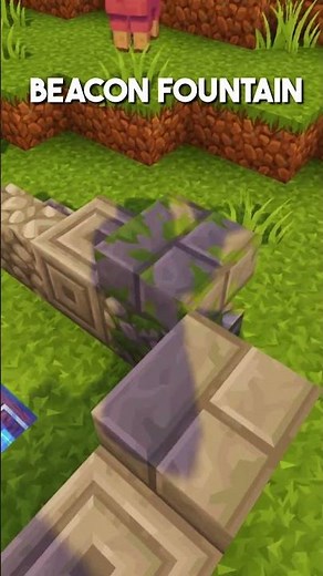 Minecraft Beacon Fountain ⛲ #minecraft