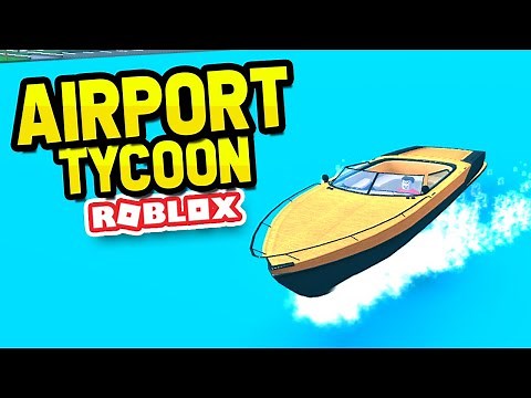 BOAT UPDATE in ROBLOX AIRPORT TYCOON