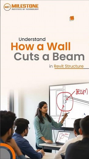 Understand How a Wall Cuts a Beam in Revit Structure