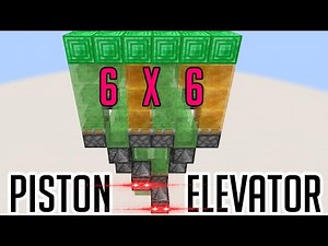 Minecraft 6x6 Elevator Made EASY