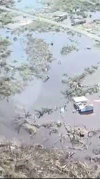 Aerial footage shows absolute devastation in Black River, Jamaica after Hurricane Melissa