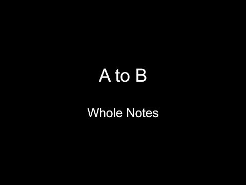Key of E - A to B | Beginner Guitar Transition Practice (Whole Notes)