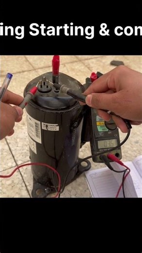 AC Compressor Wiring Identification with Multimeter (C, S, R Explained)