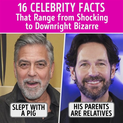 16 Celebrity Facts That Range from Shocking to Downright Bizarre | CelebRatings