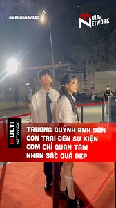 7.4M views · 10K reactions | Trương Quỳnh Anh dẫn con trai đến sự kiện, CĐM chỉ quan tâm nhan sắc bé quá đẹp #reels #viral #TruongQuynhAnh | Vietnam's Next Top Model | Facebook