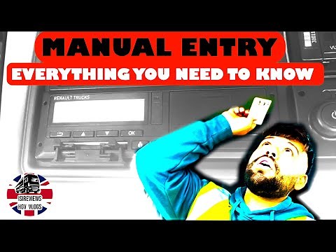 How to Make Manual Entries on a Digital Tachograph (UK HGV Step-by-Step Guide