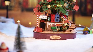 547 reactions | Bring holiday cheer home with the Rolife Christmas Melody Tree!  This beautifully crafted 3D wooden puzzle doubles as a music box, perfect for adding a festive touch to any space.✨ Easy to assemble, fun to enjoy!  #ChristmasMagic #HolidayVibes | Rolife | Facebook