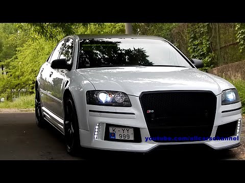 Audi S8 D3. Loud acceleration sound