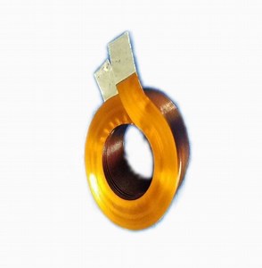 Flat Wire Spiral Enameled Copper Wire Flat Coil Flat Copper 98 Turns Winding Copper Coil