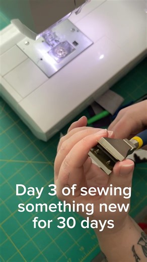 For day 3, I made this ADORABLE cow print leather key fob for my friend 😻 #handmade #sewing