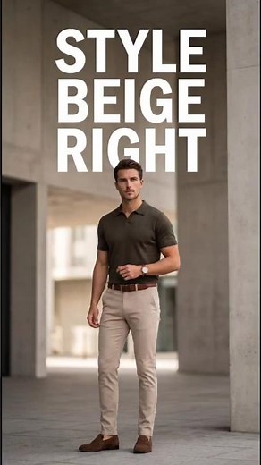 Best Beige Trousers Outfits for Men (Style Guide)