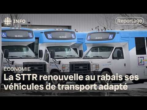 The STTR is buying sixteen minibuses from the STM at a fraction of the price for its adapted tran...