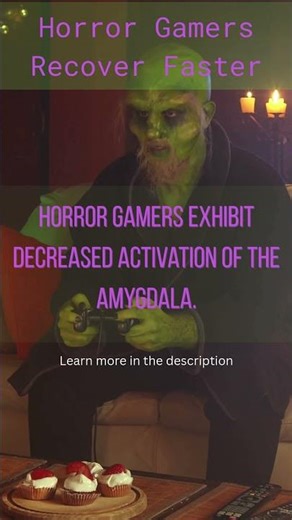 Why Horror Gamers Recover Faster From Fear #shorts #horrorgaming #psychologyfacts