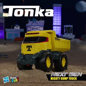 A legend reimagined! With more steel and a modern edge—the Next Gen Mighty Dump Truck is ready to haul, dump, and dominate! | Tonka