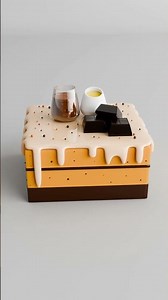 How to model a cake in Blender #blender #tutorial #3dmodeling #cake #blendertutorial #shorts