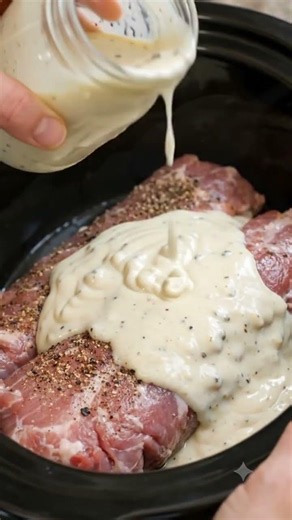 Slow Cooker Creamy Alfredo Pork Tenderloin Full Recipe in Description #slowcookerrecipe #recipe