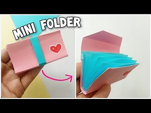 DIY Tutorial Mini Easy Paper Folder | LOVELY ART DIY💌