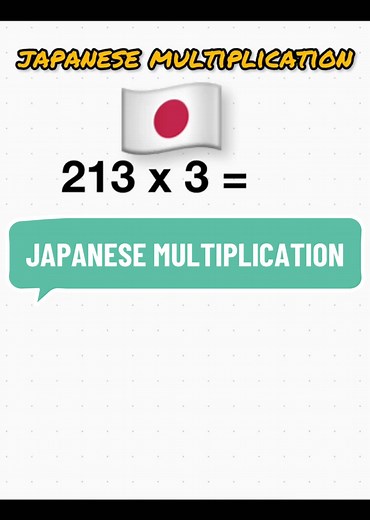 | JAPANESE MULTIPLICATION 📚✏️ | #fb #fbreels #math #education #tiktokviral #viralvideo #viraltiktok #mathwithsirjm