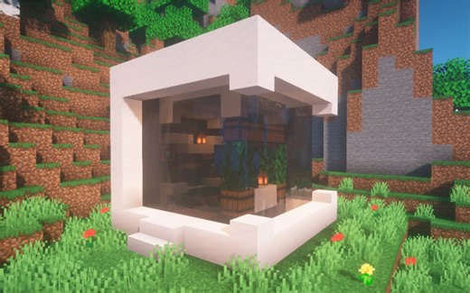 我的世界—现代风格小屋（授权搬运）