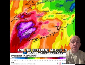 31K views · 638 reactions | Friday evening update and note the winds forecast tomorrow too, not warning levels but not far off and the strong winds and intense rain will make it very unpleasant and tough traveling conditions in parts of West and Southwest especially. | Carlow Weather | Facebook