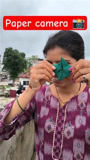 DIY Paper Camera 📸 | Amazing Handmade Paper Craft Camera | #shorts | divya's art |