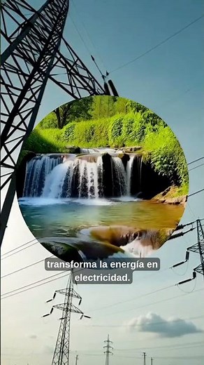 💧⚡ ¿Cómo el agua se convierte en electricidad? #EnergíaHidráulica #EnergíaRenovable