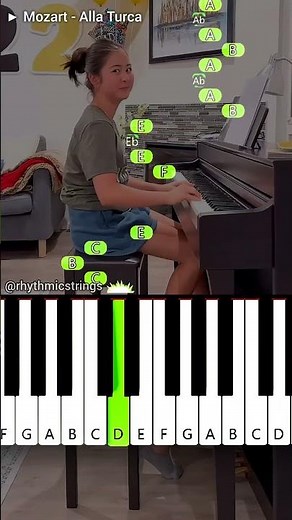 Finally 6 Years of Piano Played off 😂 (‪@SofiManassyan‬) Mozart : Alla Turca | Piano Tutorial #shorts
