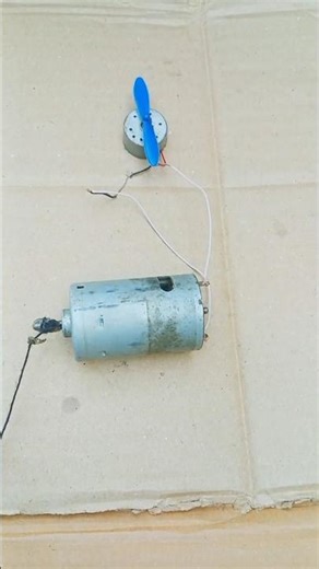 775 DC motor and mini drone fan #experiment