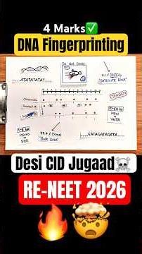 4 Marks Pakke🔥DNA FINGERPRINTING 🚨| TRICKS🤯| Re-NEET 2026