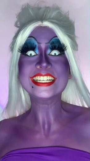 Ursula Makeup Transformation Tutorial | Little Mermaid Inspired Look