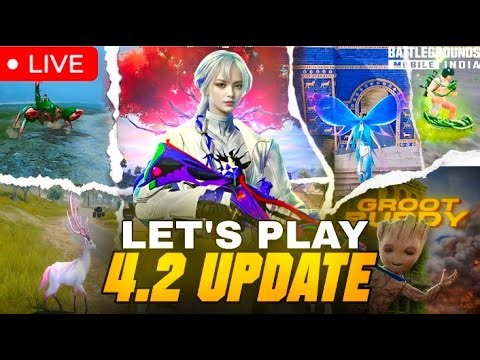 BGMI 4.2 UPDATE || LETS PLAY WOW MODE || CREATORISLIVE #shortslive #livestream #bgmi