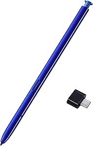 Blue Galaxy Note 10 Plus Pen for Samsung Galaxy Note 10 5G Touch Screen Stylus Pen Replacement Parts for Samsung Note 10, Note 10 Plus, Note 10 Ultra S Pen NoBluetooth Function Type-C Convertor