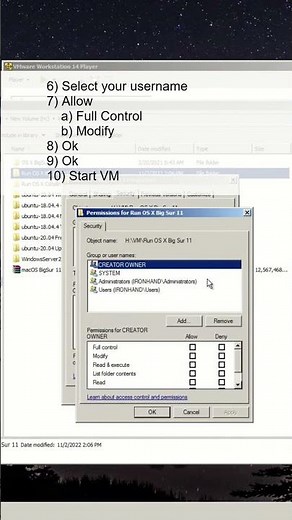 Solved: Insufficient permission to access file error in VMWare