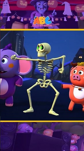 👻🕺 Skeleton Dance: This Party Is Fun #shorts #spooky #kidssongs #halloween