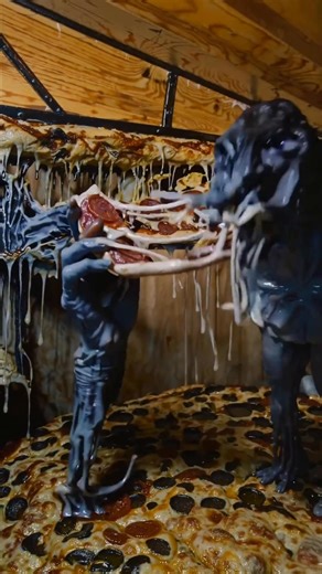 We found a massive pizza beast in the stalls! #dapodtok | Da Pod God