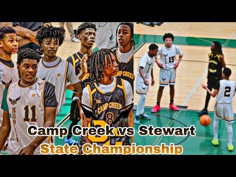 Camp Creek vs Stewart Middle School State Championship Basketball Game!