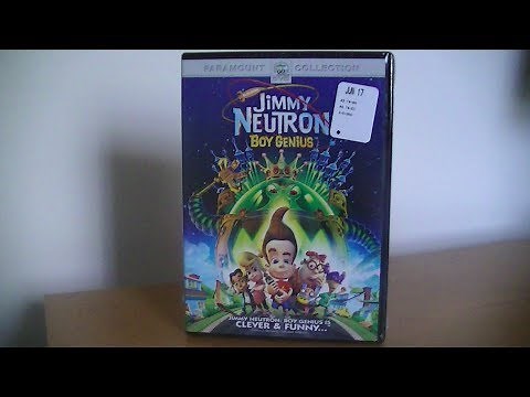 Jimmy Neutron Boy Genius The Movie - DVD Unboxing!