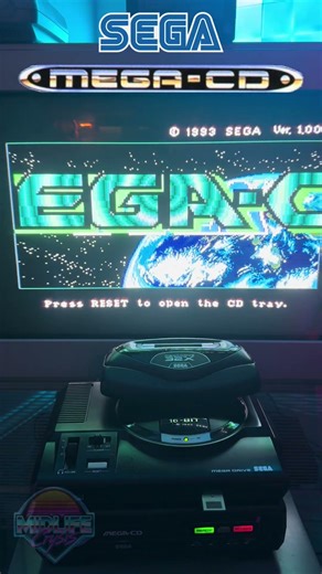 Sega CD / Mega CD Start Up Screen #retrogaming #90snostalgia #segacd #megacd