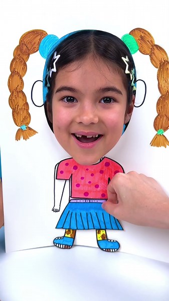 Fun Paper Doll Dress Up and Mud Cleanup Craft