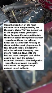 This Pickup Engine Has Its Spark Plugs Down the Side of the Block