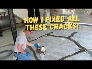 Epoxy Garage Floor Repair Kit - How To Repair Concrete Cracks